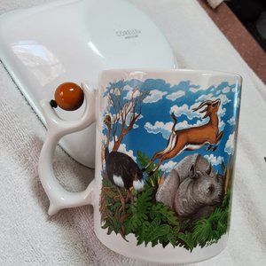 Vintage Jungle theme mug